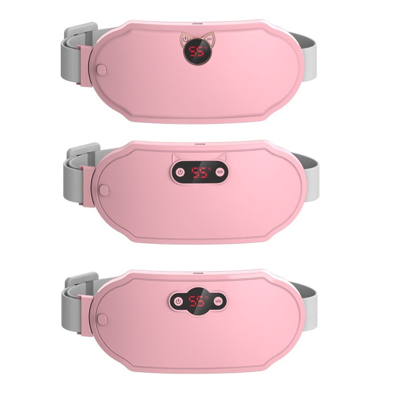 Rechargeable Vibrating Warming Belt for Stomach Heating Massage and Relaxation - Teleplus Vibration stomach warming