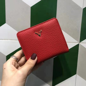 Red Cowhide Leather Suitcase with Genuine Material for United States Buyers - Wallets So Thin They Could Moonlight