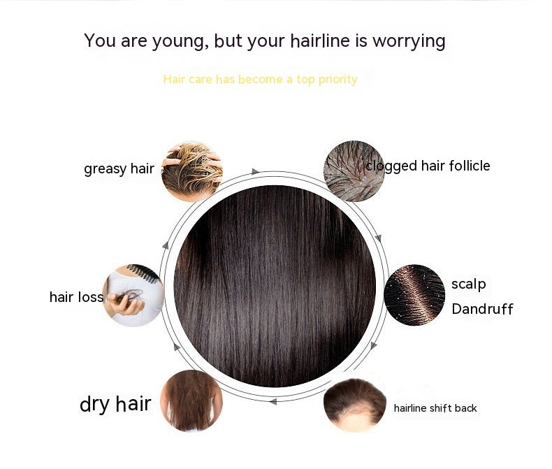 Red Light Vibration Massage Comb with Therapy and Multiple Speeds - red light vibration massage comb