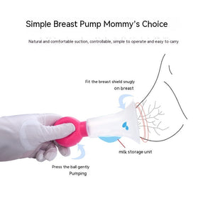 Red Manual Breast Pump for United States Mothers CHF Support - Quiet Moments and Smiles Everywhere united states chf