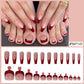 Red Nail Dressing Set with Tools and Foot Patch for Bright - Teleplus nail dressing foot patch set bright red