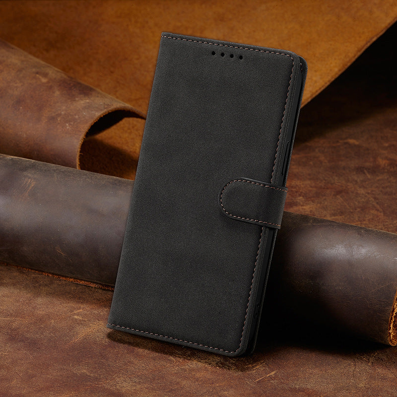 Universal Phone Case for Xiaomi in the United States CHF compatible anti-fall PU TPU - Redmi 12 Anti-theft Leather