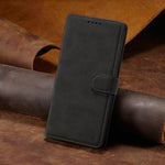 Redmi 12 Phone Case 13 Anti-theft Swiping Leather Case - Redmi 12 Phone Case Anti-theft Leather Design