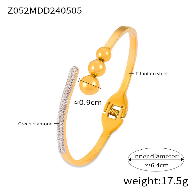 Refined Stylish And Versatile Niche Titanium Steel Bracelet - Refined Stylish Titanium Steel Bracelet for Every Occasion