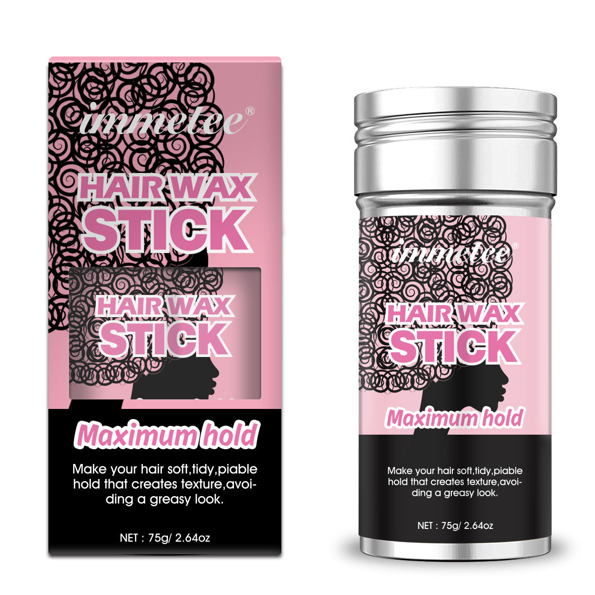 Refreshing And Finishing Broken Hair Frizzy Styling Wax Stick - Frizzy Styling Wax for Broken Hair That Needs a Hug