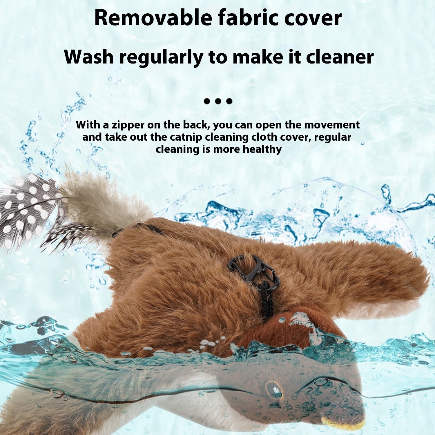 Remote Control Version Soft Velvet Bird Pet Toy USB Charging Interactive - remote control version