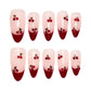 Removable Nail Sticker Kit for Short Almond Nails with Wear - Teleplus short almond nail tip removable sticker