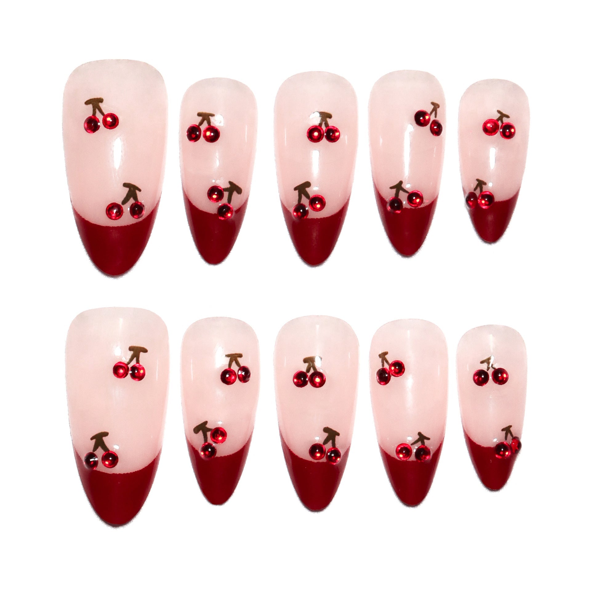 Removable Nail Sticker Kit for Short Almond Nails with Wear - Teleplus short almond nail tip removable sticker