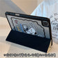 Repair Dog Cartoon Plate With Pen Slot Acrylic Soft Anti-fall Protective Cover - Protect Your iPad Pro with Silly Pup