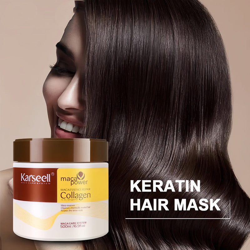 Hair Repair Mask for Damaged Nourishes and Improves Restlessness 500ml - Baking Oil Cream to Dryness Improve baking oil