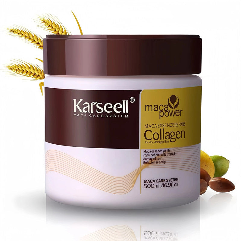Hair Repair Mask for Damaged Nourishes and Improves Restlessness 500ml - Baking Oil Cream to Dryness Improve baking oil