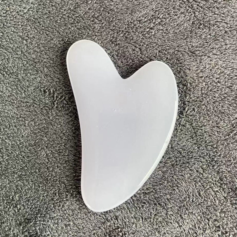 Resin Beeswax Heart-shaped Gu Sha Facial Scraping Sheet For Beauty Salon - Heart-shaped Sha Facial Scraping for Beauty