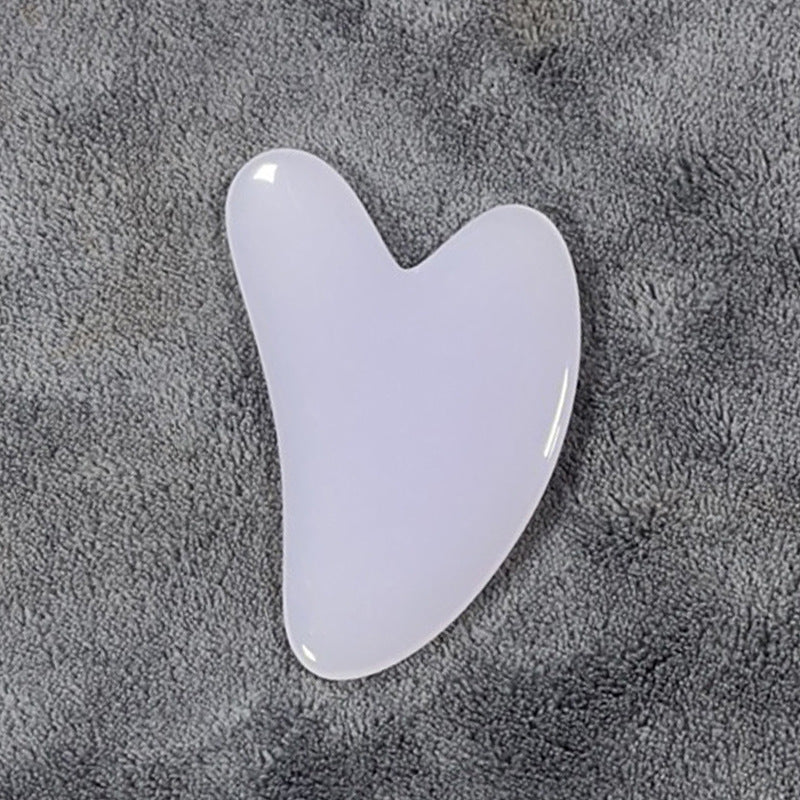 Resin Beeswax Heart-shaped Gu Sha Facial Scraping Sheet For Beauty Salon - Heart-shaped Sha Facial Scraping for Beauty