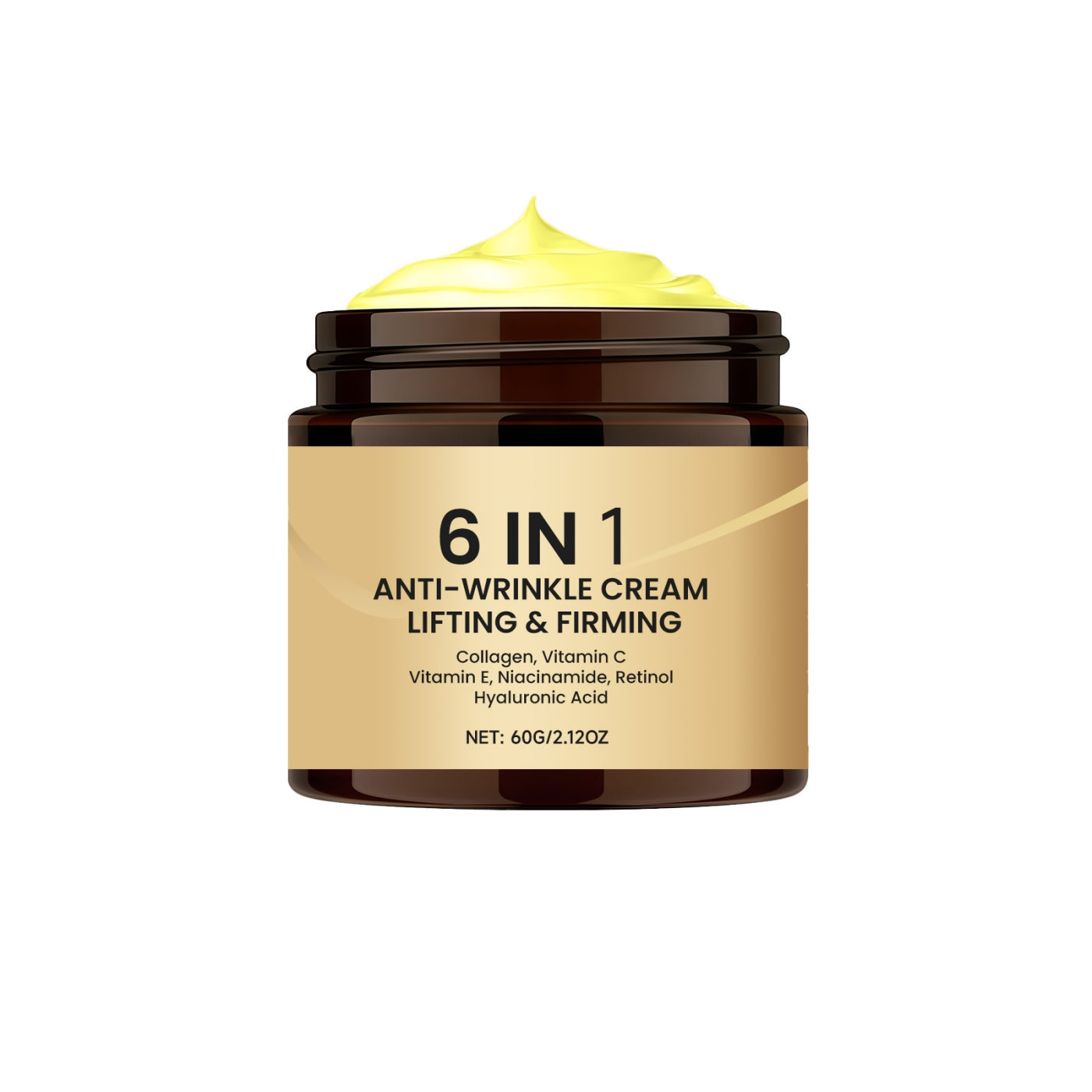 Retinol Collagen Anti Aging Face Cream with Hyaluronic Acid and Vitamin E