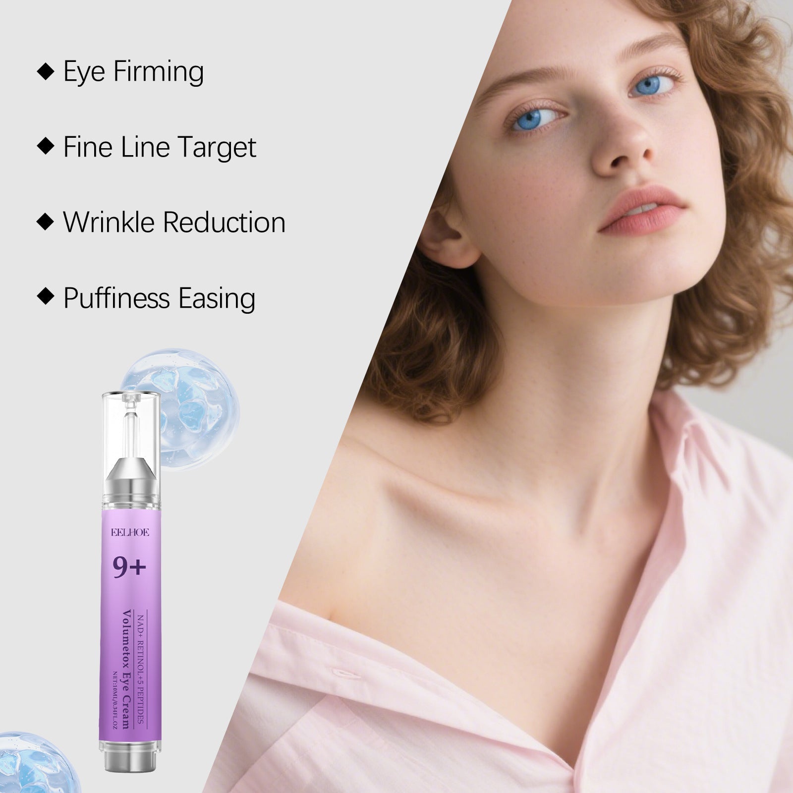 Retinol Eye Cream with Palmitoyl Pentapeptide for Firming and Hydration - palmitoyl pentapeptide eye cream