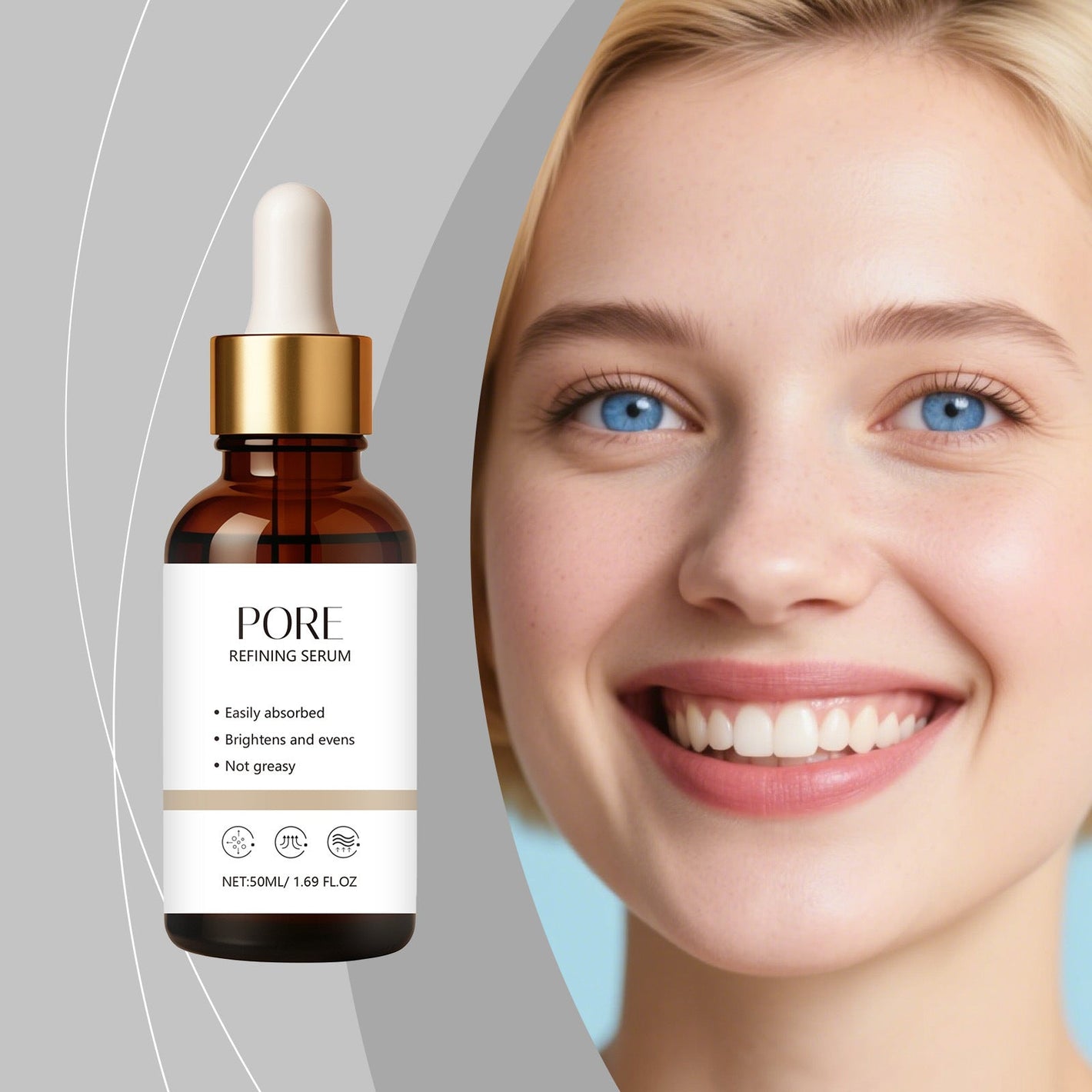 Retinol Face Serum for Pore Refining and Smooth Radiant Skin - pore refining