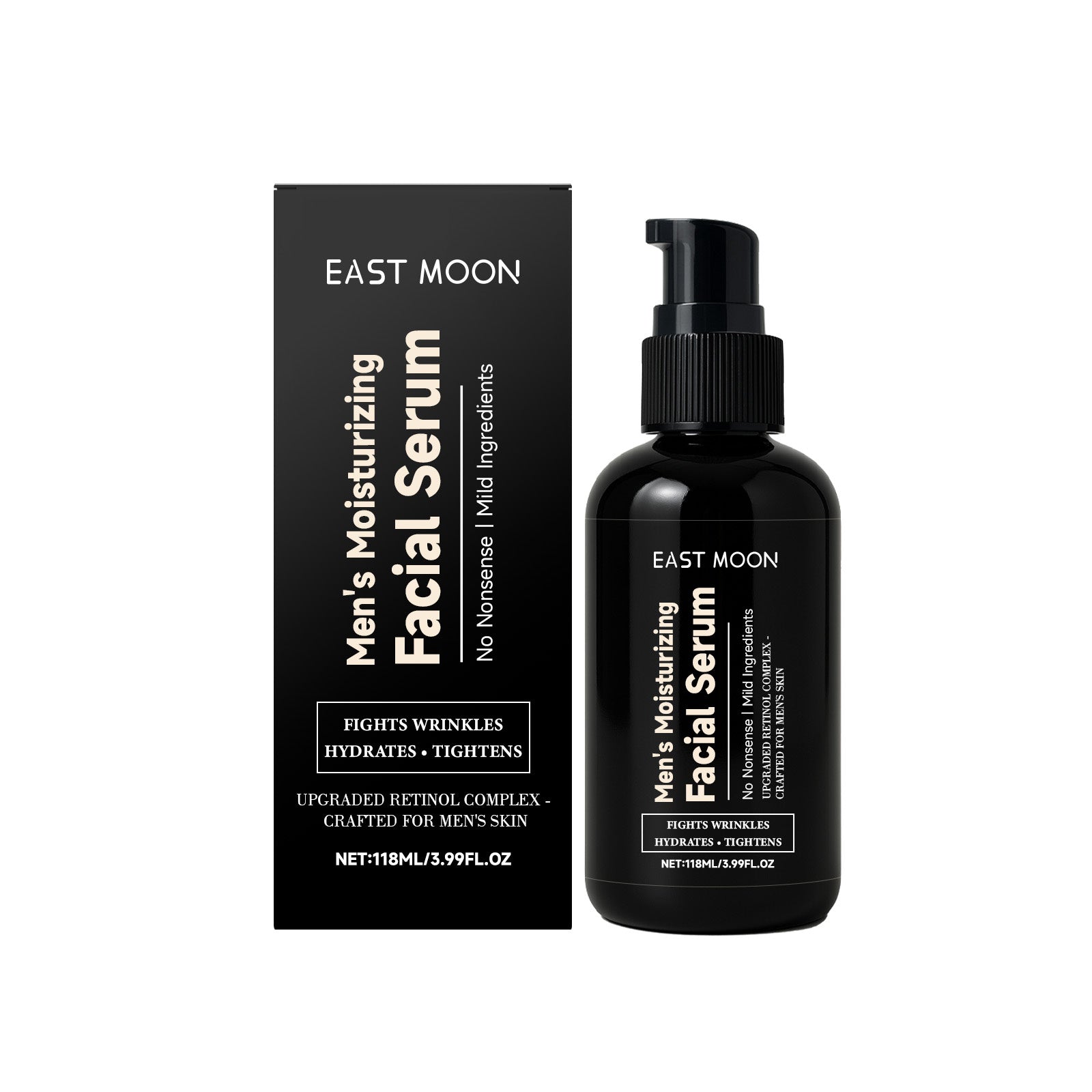 Retinol Hyaluronic Acid Face Serum with Green Tea and Rice Extract