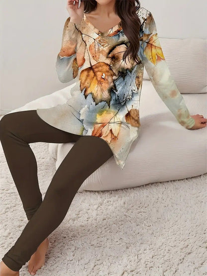 Retro 3D Effect Sleeve Long Shirt for Women - Teleplus long sleeve