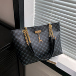 Retro commuter texture shoulder bag with textured chain and multiple colors - Teleplus Commuter Texture Shoulder Bag