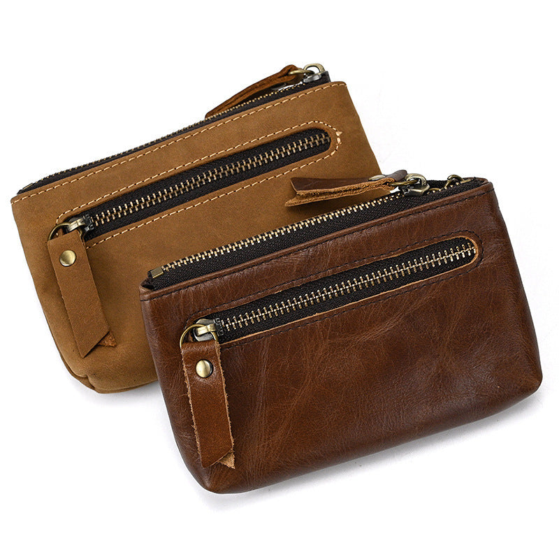 Retro Crazy Horse Leather Fabric for Daily Style and Craft Projects - Purse Skin Coffee Lovers retro crazy horse