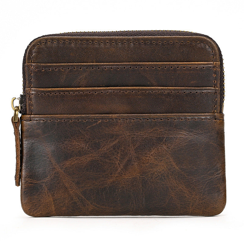 Retro Crazy Horse Leather Fabric for Daily Style and Craft Projects - Purse Skin Coffee Lovers retro crazy horse