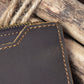 Retro Crazy Horse Leather Wallet Made from Genuine Cowhide in the United States - for Stylish Men on Go retro crazy
