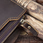 Retro Crazy Horse Leather Wallet Made from Genuine Cowhide in the United States - for Stylish Men on Go retro crazy