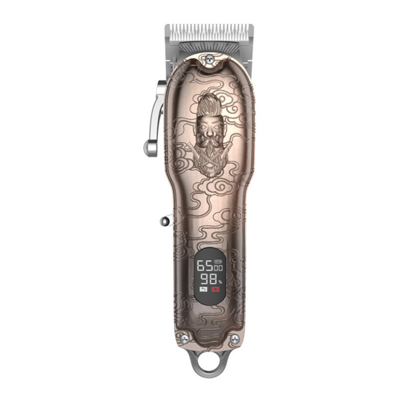 Rechargeable Power Supply for Retro Embossed Ceramic Blade Electric Hair Clipper - Magic retro embossed ceramic blade