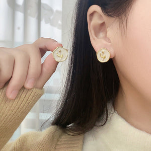 Electroplated Tulip Ear Studs and Clips in Alloy for US Market CHF - Earrings That Blossom Your Jewelry Box united