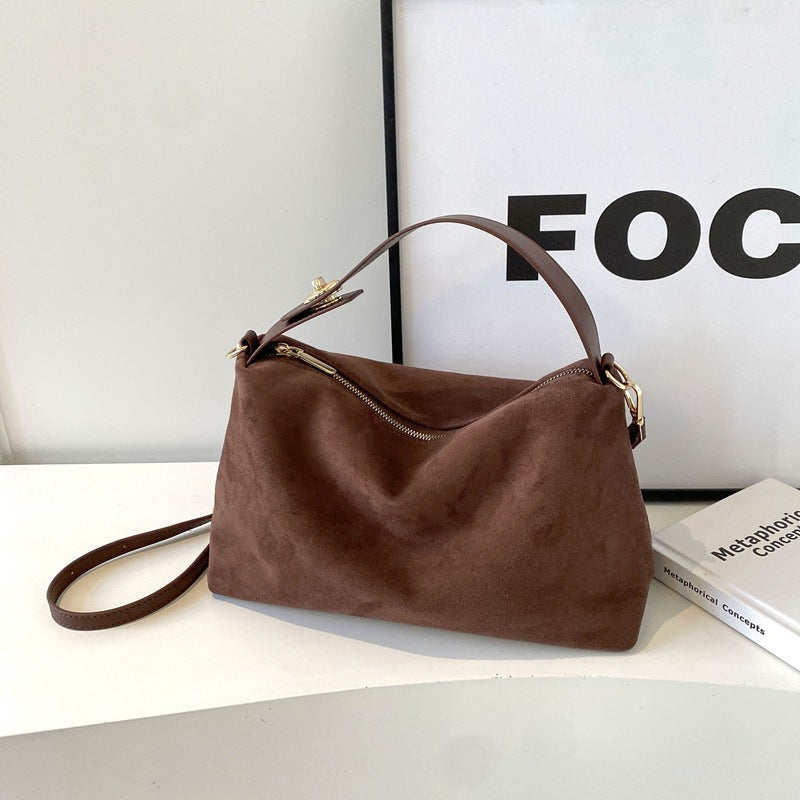 Retro Fashion Shoulder Bag with Polyester Lining for Travel and Daily - Teleplus retro fashion shoulder underarm bag