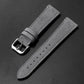 Retro French Suede Leather Watch Strap with Quick Release for 20mm and 22mm Watches - Band Fun suede leather strap