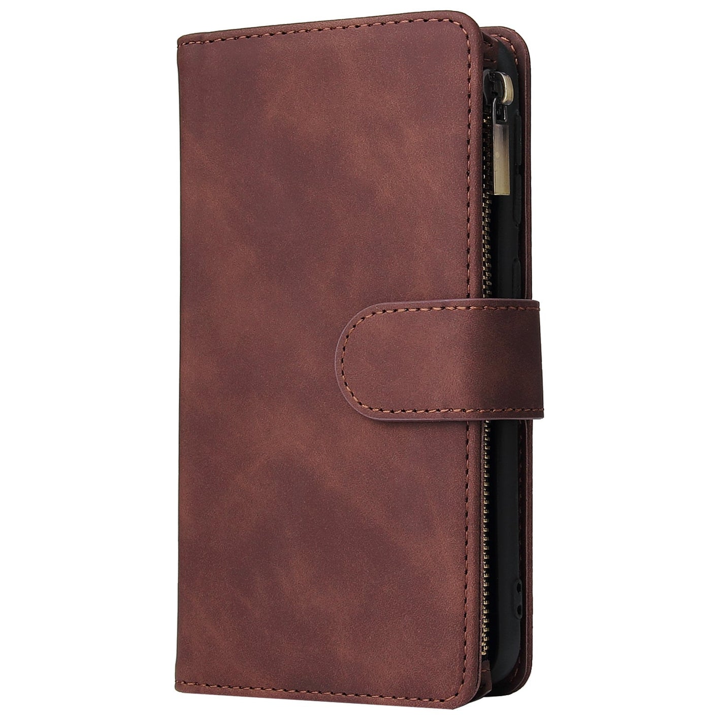 Retro Frosted Leather Wallet for Samsung Note Series in Solid Colors US CHF - Imitation Case Note10 united states chf