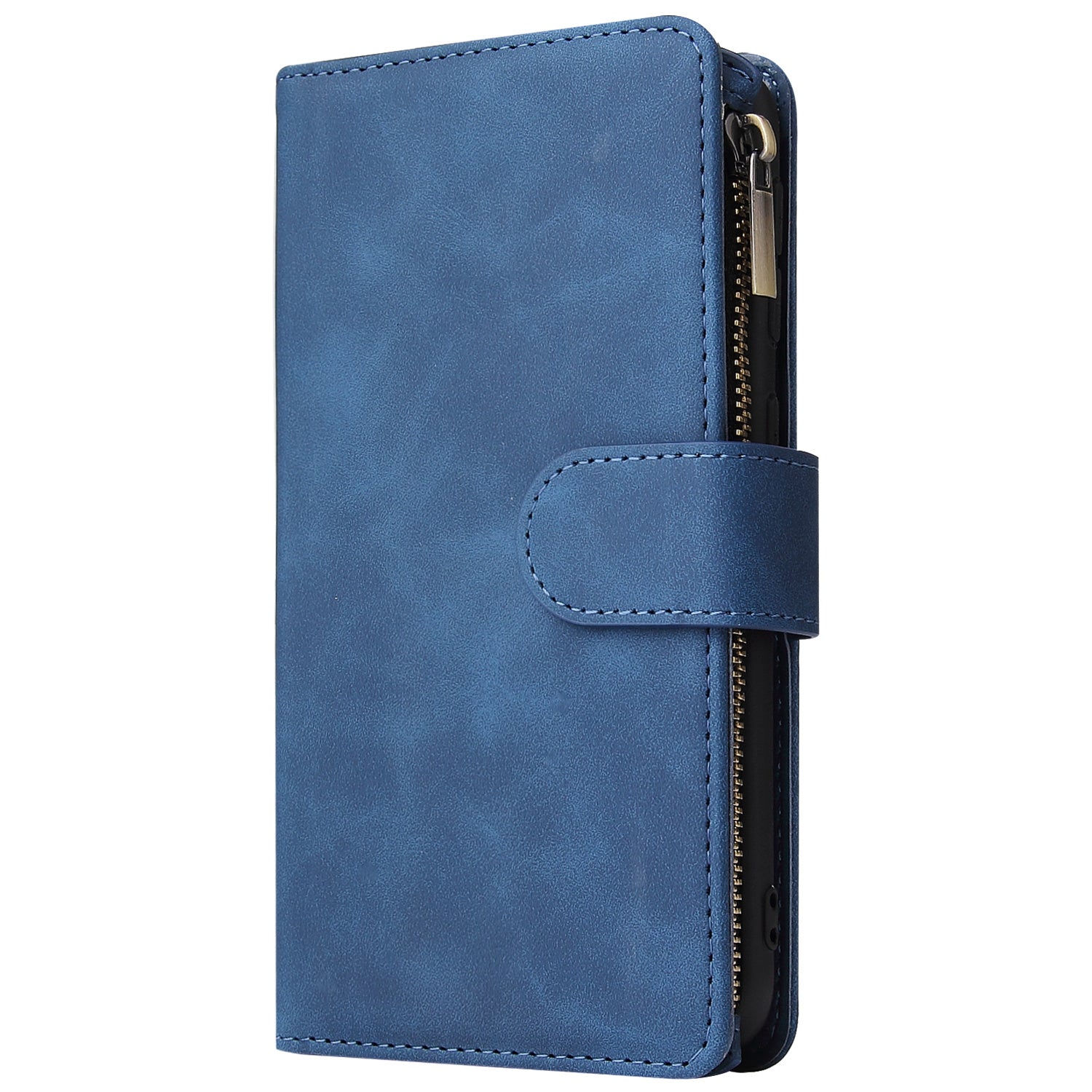 Retro Frosted Zipper Leather Case - Retro Frosted Imitation Leather Case for Samsung Note10