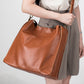 Retro Large Capacity Shoulder Crossbody Bag in Genuine Cowhide Leather - Teleplus retro large capacity shoulder