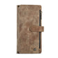 Retro Leather Card Protection Wallet Phone Case for Samsung Galaxy S23 Flip - wallet phone case s23 flip card