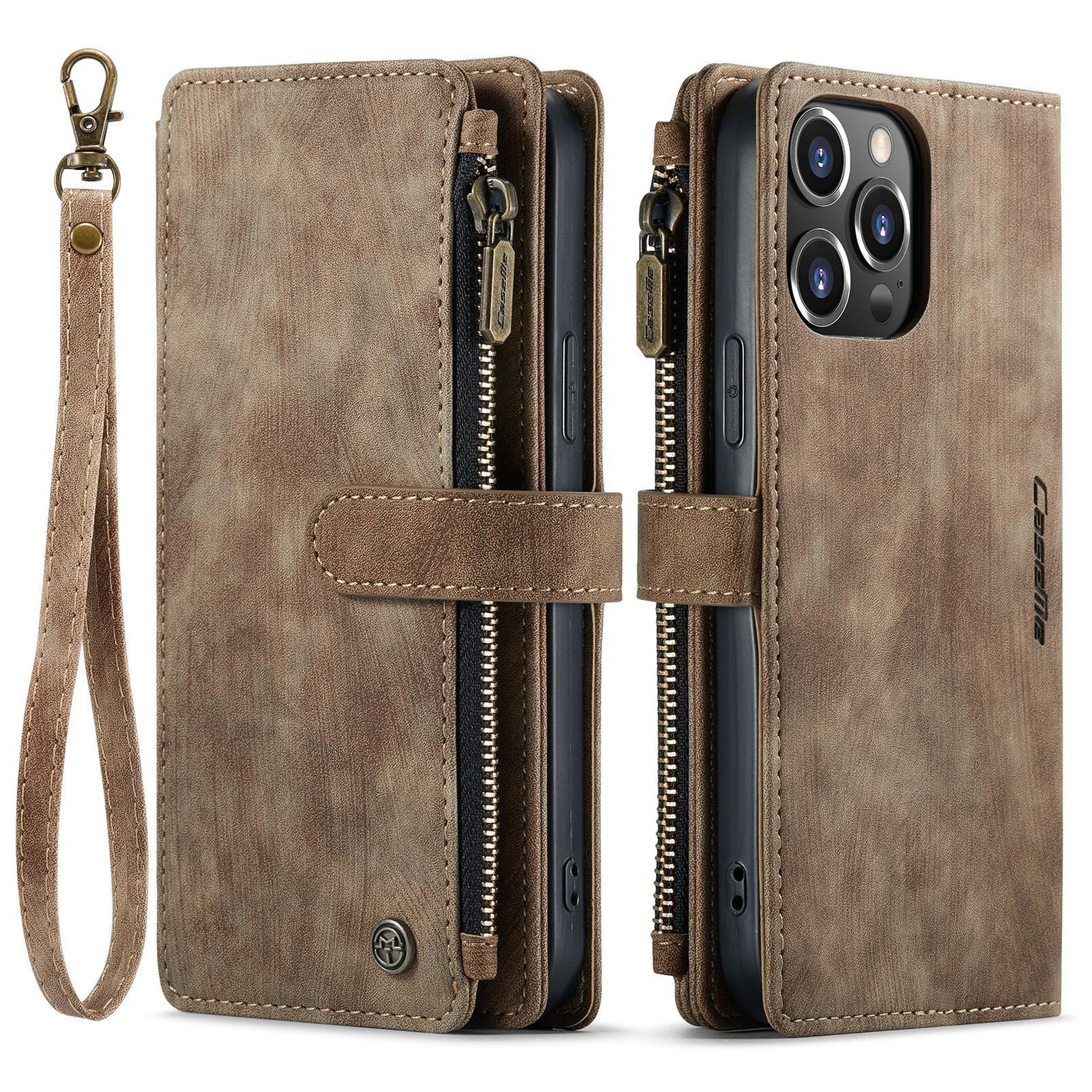 Retro Leather Card Protection Wallet Phone Case for Samsung Galaxy S23 Flip - wallet phone case s23 flip card