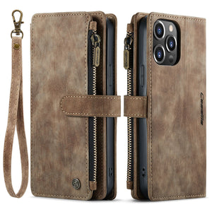 Retro Leather Card Protection Wallet Phone Case for Samsung Galaxy S23 Flip - wallet phone case s23 flip card