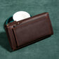 Retro Men’s Leather Clutch with Phone Wallet and Hand Held Design - Hand-held Mobile for the Plus-sized Guy mobile
