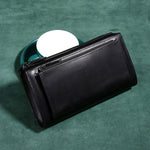 Retro Men’s Leather Clutch with Phone Wallet and Hand Held Design - Hand-held Mobile for the Plus-sized Guy mobile