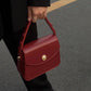 Retro Messenger Bag in Polyester with Cherry Blossom Print and Soft Length - Teleplus fashion retro messenger bag