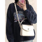 Retro Messenger Bag in Polyester with Cherry Blossom Print and Soft Length - Teleplus fashion retro messenger bag