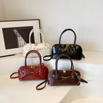 Retro Portable Fashion Shoulder Bag in Multiple Colors with Medium Size - retro portable fashion shoulder bag