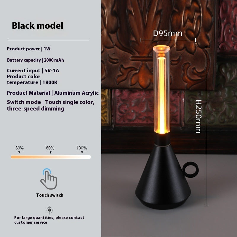 Retro Portable Kerosene Lamp with Built-in Battery and Charging Function - Teleplus retro portable kerosene lamp