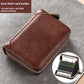 Retro PU Leather Card Holder with Multiple Slots for Men and Women - Teleplus