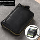 Retro PU Leather Card Holder with Multiple Slots for Men and Women - Teleplus