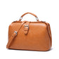 Retro PU Leather Shoulder Bag Black Brown Orange European American Style - Handbag