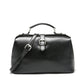 Retro PU Leather Shoulder Bag Black Brown Orange European American Style - Handbag