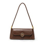 Retro PU Leather Shoulder Bag for Women with Soft Lining and Sandwich Pocket