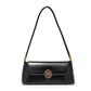 Retro PU Leather Shoulder Bag for Women with Soft Lining and Sandwich Pocket