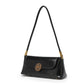 Retro PU Leather Shoulder Bag for Women with Soft Lining and Sandwich Pocket